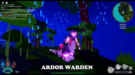 ARDOR WARDEN AGE SHOWCASE | Creatures Of Sonaria - YouTube