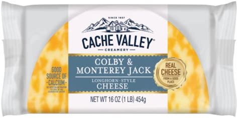 Cache Valley® Colby & Monterey Jack Block Cheese, 16 oz - Smith’s Food and Drug