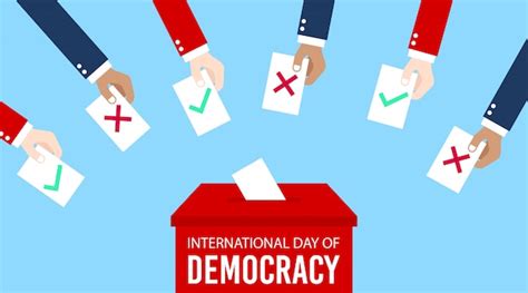 Premium Vector | International day of democracy illustration