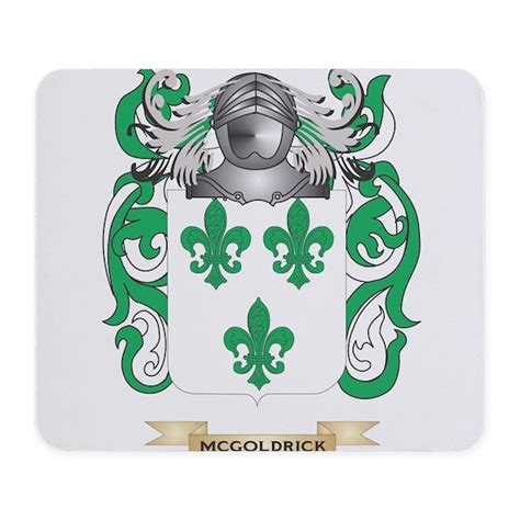 McGoldrick Coat of Arms - Family Crest Mousepad by Tshirts-Plus - CafePress