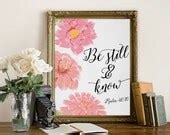 Items similar to Bible Quote Print, Bible Verse, Bible Scripture art ...