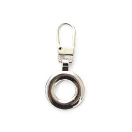 Metal Zipper Pull Tab - Silver Lorenzo