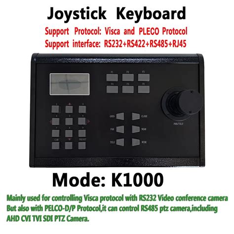 RS232 Visca hd Sony conference Camera controller 3D Joystick Keyboard ...