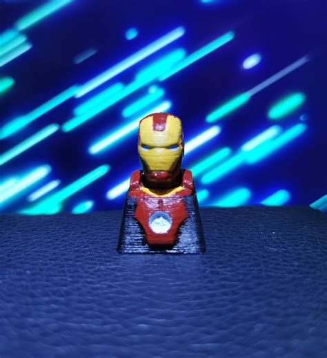 Ironman custom mechanical keyboard cherry keycap | Etsy