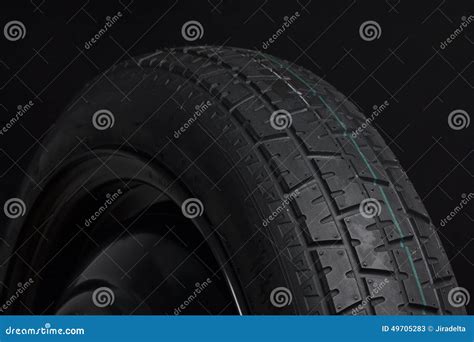 Black Tyre in Black Background Stock Image - Image of vehicle, tyre: 49705283