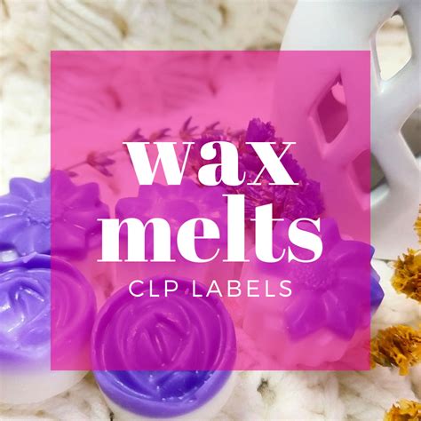 Printed CLP Labels for Wax Melts & Candles & Diffusers | CLP Label Printing Services