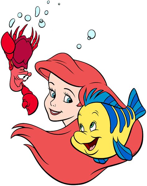 Ariel & Friends Clip Art (PNG Images) | Disney Clip Art Galore