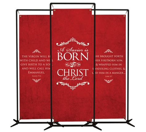 Savior Is Born Banner - Church Banners - Outreach Marketing