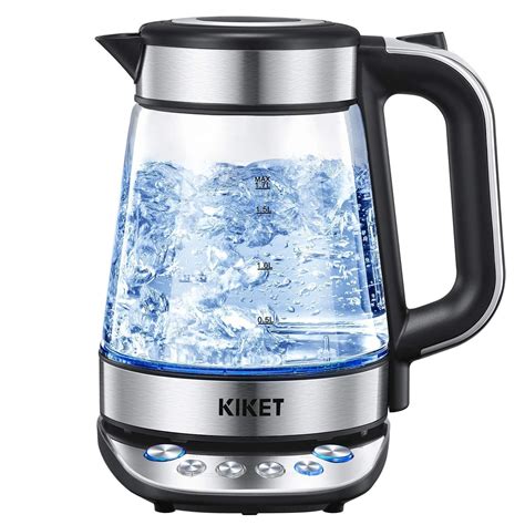 Glass Electric Kettle (BPA free), Professional Temperature Control ...