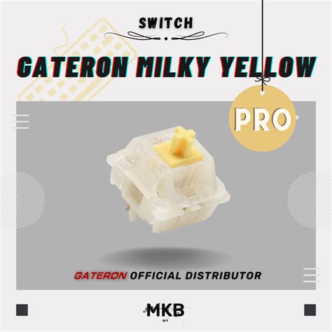 Gateron Milky Yellow PRO – MKB.MY