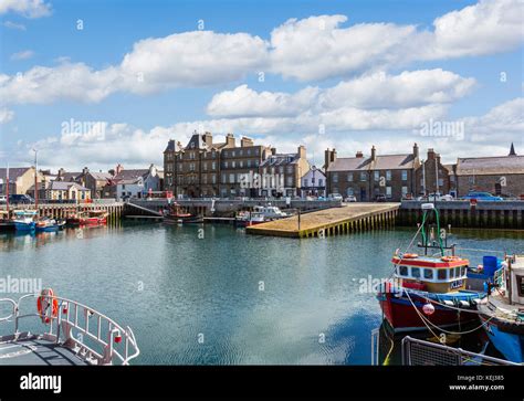 The harbour in Kirkwall, Mainland, Orkney, Orkney Islands, Scotland, UK ...