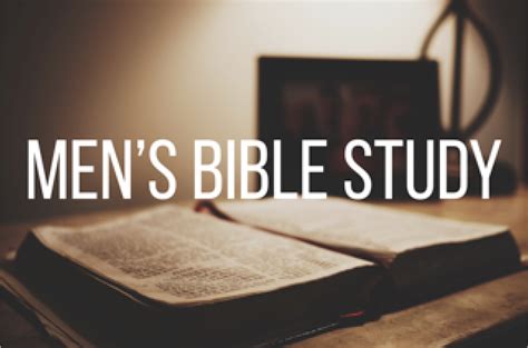 Men's Bible Study — Covenant Grace Church