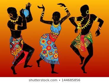 Portfolio de IVANCHINA ANNA sur Shutterstock | Danse africaine, Dessin africain, Afrique art