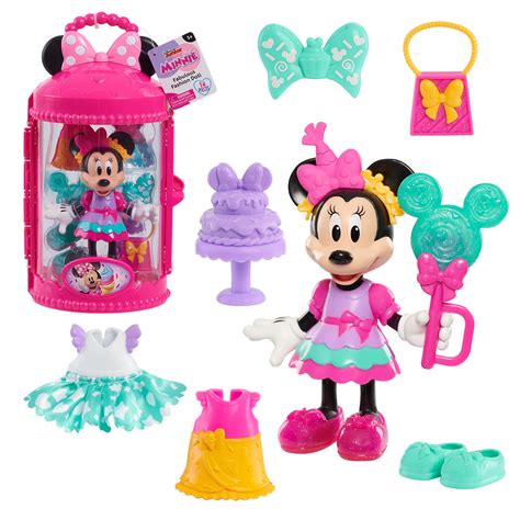 Buy Minnie Mouse Fabulous Fashion 14-piece Sweet Party Doll and Accessories, Officially Licensed ...