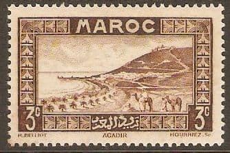 Stamps issues in Morocco in British French and Spanish Currencies and ...