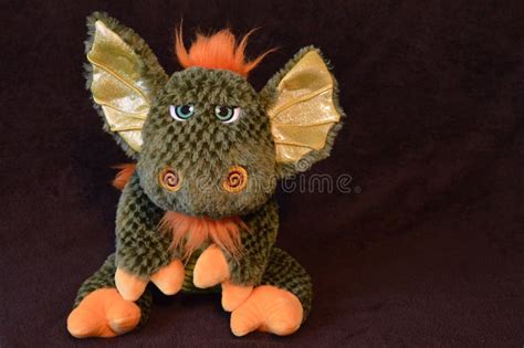 Adorable Green Dragon Plush Toy Stock Image - Image of brown, cartoon: 242834249