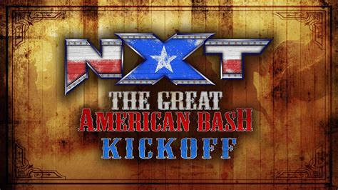 NXT Great American Bash Kickoff: July 30, 2023 - YouTube