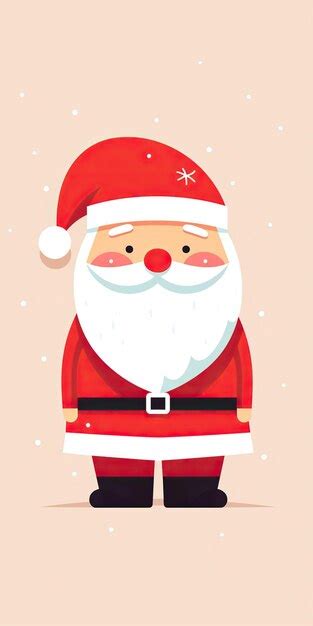 Premium AI Image | modern santa claus illustration