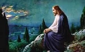 Jesus Praying On The Mountain