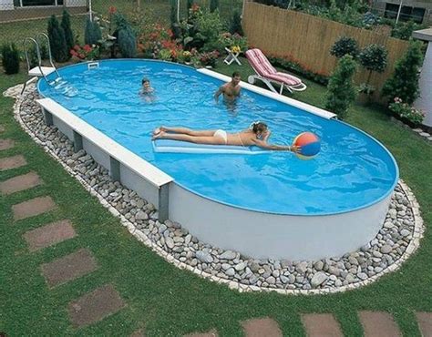 20+ Affordable Ground Pool Landscaping Ideas | Backyard pool ...