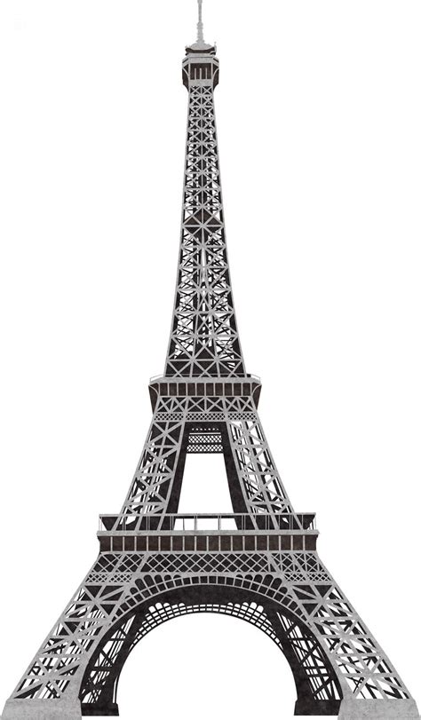 Pictures eiffel tower black and white clipart clipartcow - Clipartix