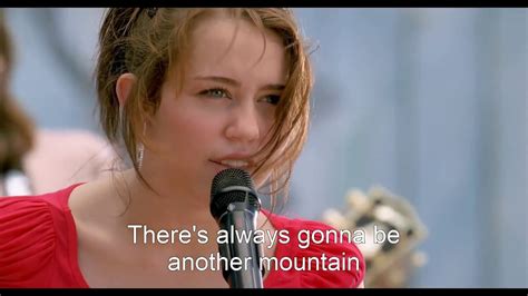 [HD] Miley Cyrus - The Climb (Hannah Montana The Movie) [Lyrics On ...