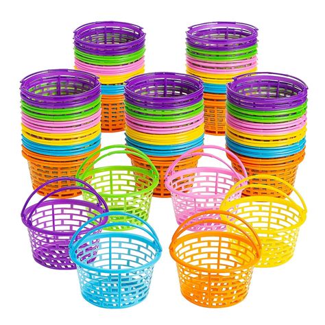 Bulk Plastic Easter Baskets 72Ct - Party Supplies - 72 Pieces - Walmart.com - Walmart.com