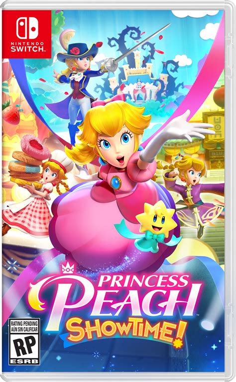 Princess Peach: Showtime boxart, screenshots