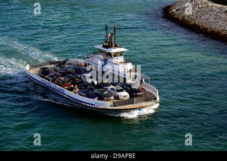 Fisher Island Car Ferry Miami Florida FL US Atlantic Stock Photo - Alamy