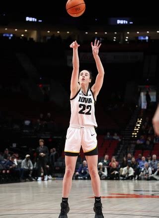 Iowa Hawkeyes Guard Caitlin Clark 22 Editorial Stock Photo - Stock ...