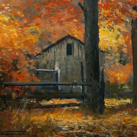 "Autumn Scene" Oil Painting by Robert William Wood