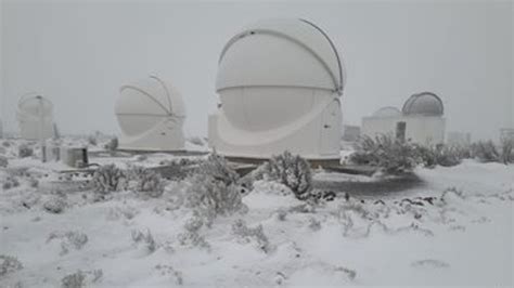 LOOK: Snow turns Sutherland Observatory into a winter wonderland