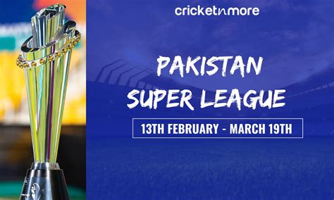 PCB Cricket Pakistan Super League, 2023, PSL 8th 2023 Cricket News ...