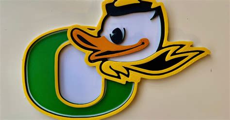 College Football Logos - Oregon Ducks by Art G | Download free STL ...