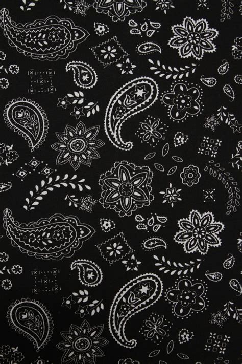 Black Paisley Bandana Wallpaper - Free Hd Wallpaper 4K II