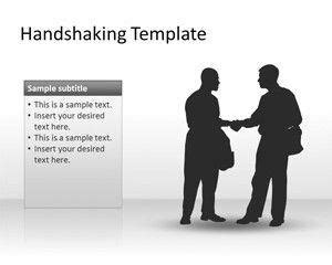 Free Handshaking PowerPoint Template - Free PowerPoint Templates ...