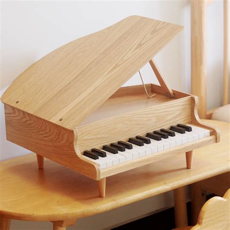 Minimal Piano Toy, 37 Keys Piano, Wooden Mini Kid's Piano, Music Study ...