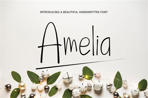 Amelia Font · 1001 Fonts