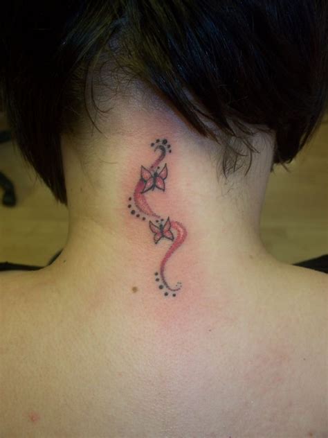 Tattoos For Girls | 30 Neck Back tattoos for Girls | Small neck tattoos, Girl neck tattoos ...