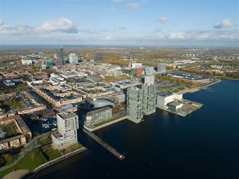 Almere Medium Large Dutch City in Province of Flevoland, the ...