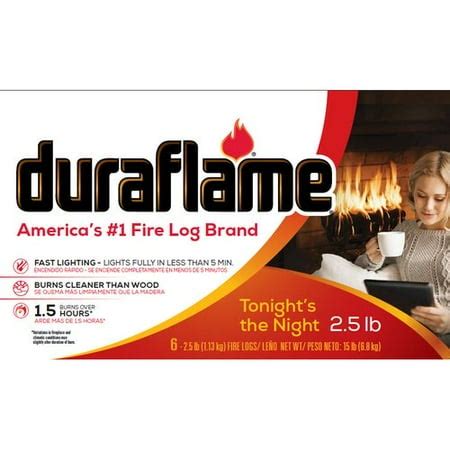 Duraflame® Fire Logs 6-2.5 lb. Packs - Walmart.com