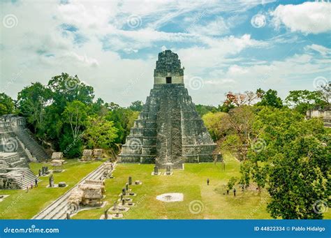Tikal Mayan Ruins in Guatemala Stock Photo - Image of lost, ethnicity: 44822334
