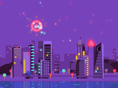 City Night by Jesse Sliter on Dribbble