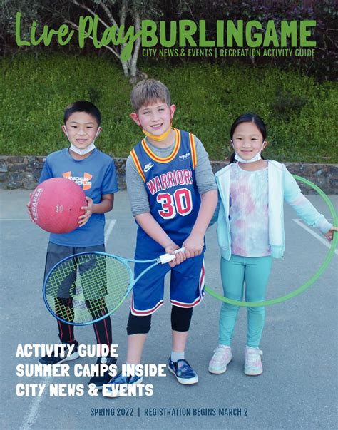 Calaméo - Burlingame Parks & Rec Spring 2022 Activity Guide