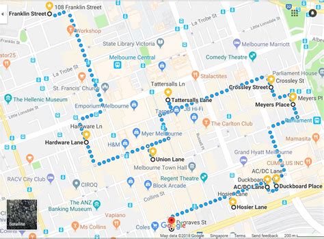 Melbourne Laneways Map | Gadgets 2018