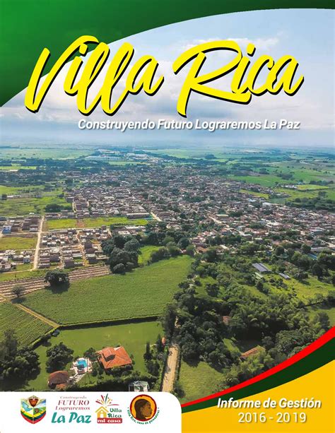 Calaméo - Revista Villa Rica Construyendo Futuro Lograremos la Paz