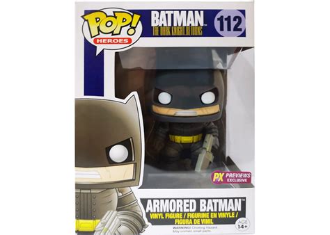 Funko Pop! Heroes Batman The Dark Knight Returns Armored Batman PX Previews Figure #112 - MX