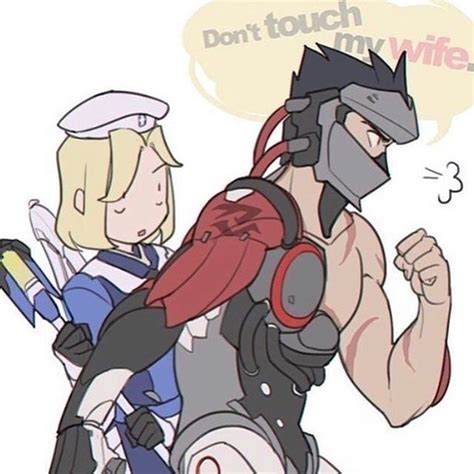 mercy x genji - Google Search