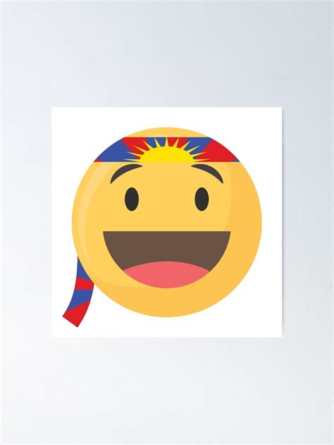 "Tibet Emoji" Poster for Sale by TenzinShikha | Redbubble