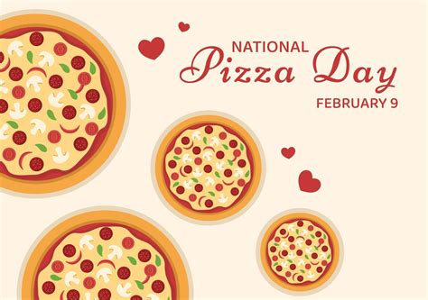 National Pizza Day on Celebration February 9 by Consuming Various Slice ...